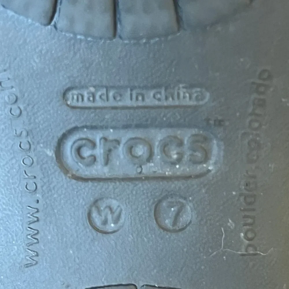 Crocs Kadee Women Black Croslite Foam Slip‎ On Ballet Flats Shoes Size 7 W7